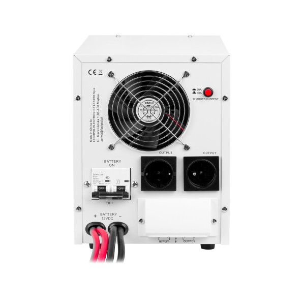 Zasilacz awaryjny KEMOT PROsinus-2200  przetwornica z czystym przebiegiem sinusoidalnym i funkcją ładowania  12V 230V 2200VA/1600W