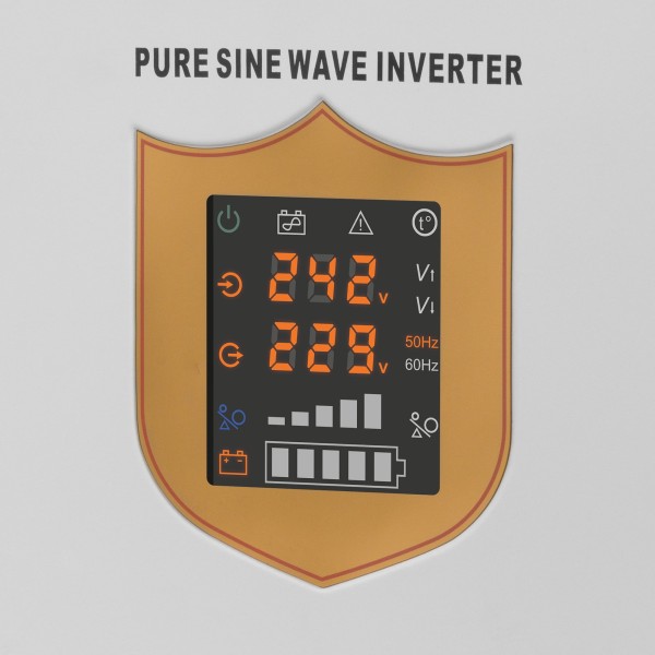 Zasilacz awaryjny KEMOT PROsinus-2200  przetwornica z czystym przebiegiem sinusoidalnym i funkcją ładowania  12V 230V 2200VA/1600W