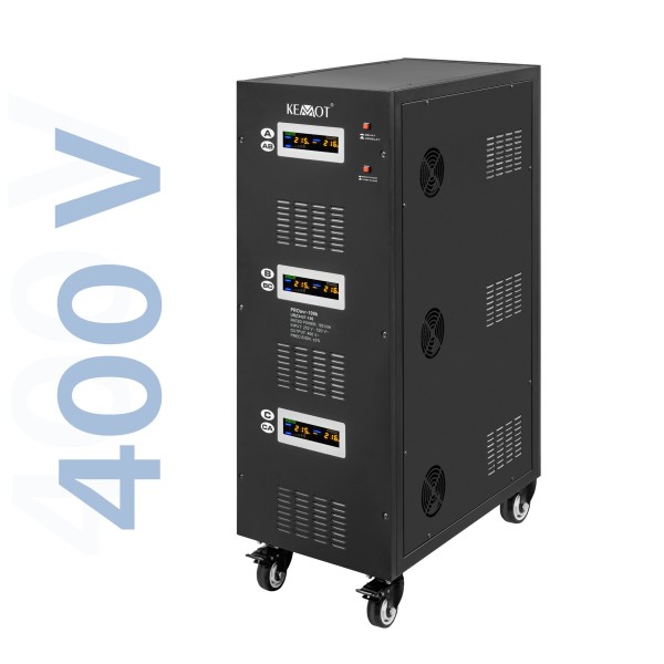 Automatyczny trójfazowy stabilizator napięcia  KEMOT PROavr-100k