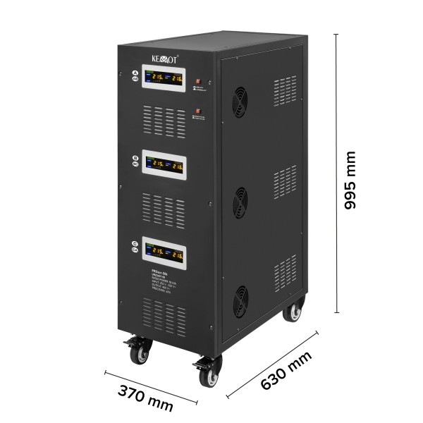 Automatyczny trójfazowy stabilizator napięcia  KEMOT PROavr-50k