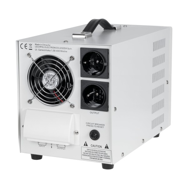 Automatyczny stabilizator napięcia  KEMOT SER-10000-S , precyzja 8%