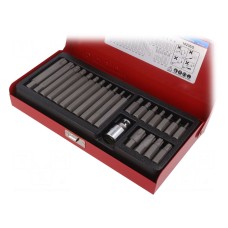 Zestaw narzędzi: końcówki wkrętakowe KING TONY 1023EQ