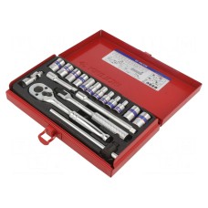 Klucz-zestaw KING TONY 2519MR