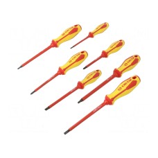 Wkrętak: izolowany-zestaw KING TONY 30607MR02