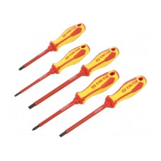 Wkrętak: izolowany-zestaw KING TONY 30615MR