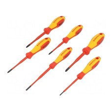 Wkrętak: izolowany-zestaw KNIPEX 00 20 12 V04