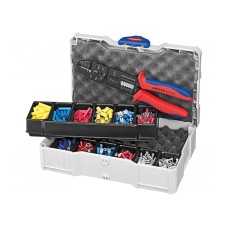 Zestaw narzędzi: do zaciskania konektorów, końcówek KNIPEX 97 90 25