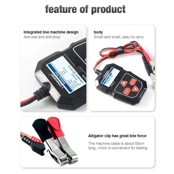 Miernik baterii Konnwei KW208