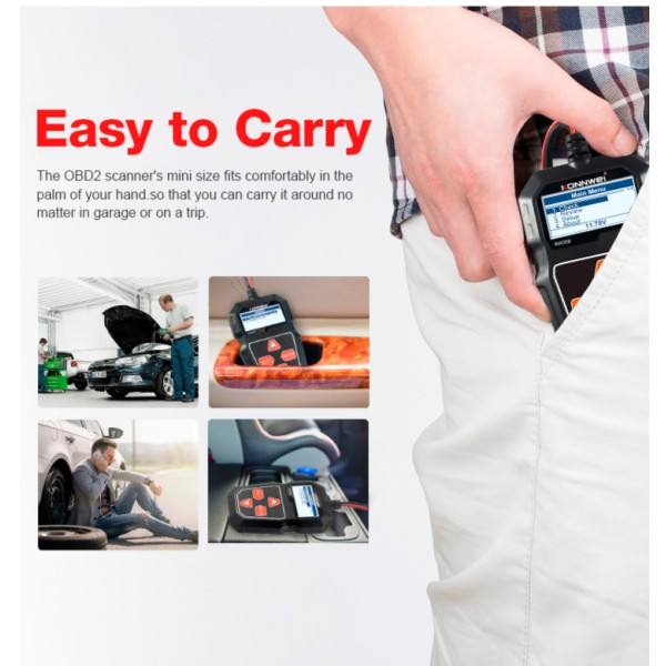 Miernik baterii Konnwei KW208