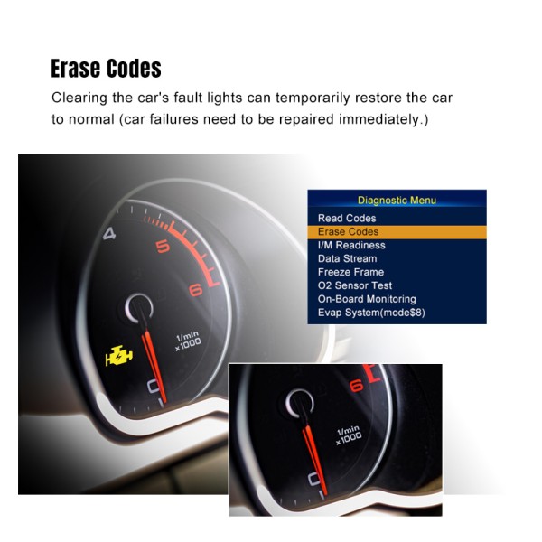 Miernik diagnostyczny, skaner OBD2 Konnwei KW320