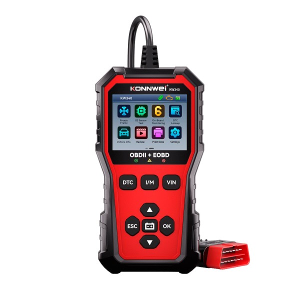 Miernik diagnostyczny, skaner OBD2 Konnwei KW340