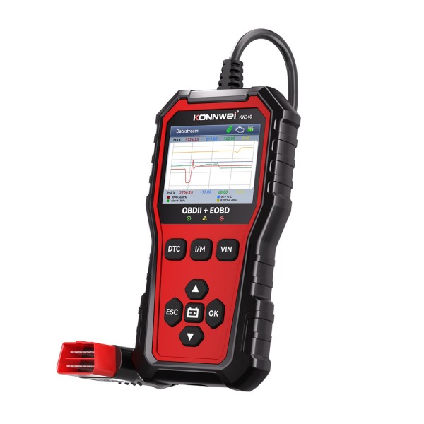 Miernik diagnostyczny, skaner OBD2 Konnwei KW340
