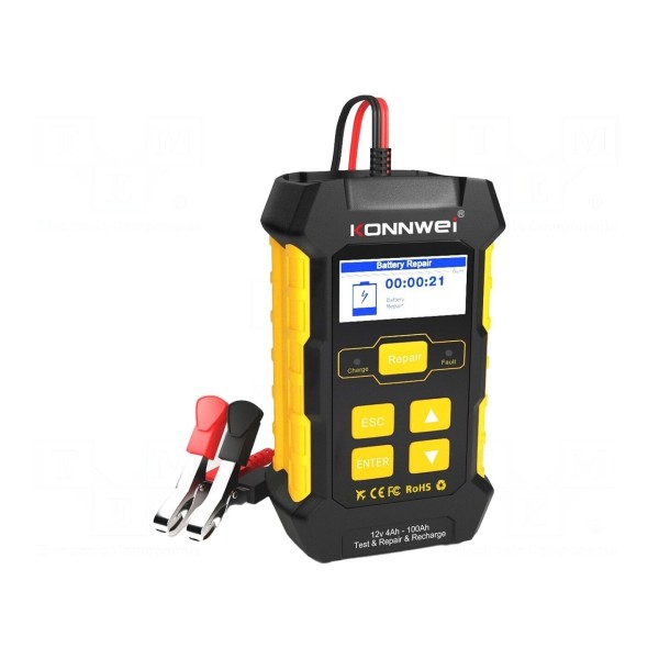 Tester: akumulatorów KONNWEI KW510