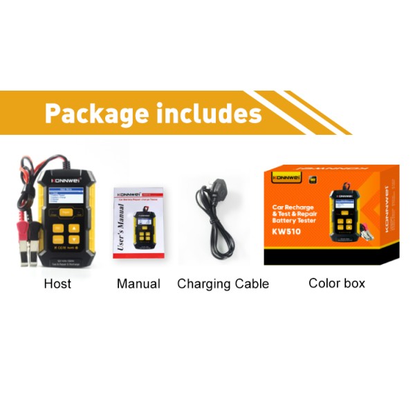 Miernik baterii Konnwei KW510