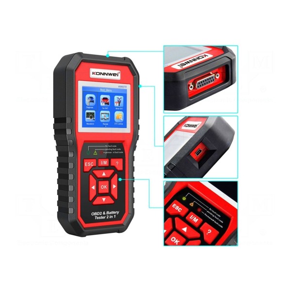 Miernik: diagnostyczny OBD KONNWEI KW870
