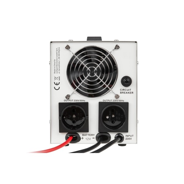 Zasilacz awaryjny KEMOT PROsinus-500  przetwornica z czystym przebiegiem sinusoidalnym i funkcją ładowania  12V 230V 500VA/300W