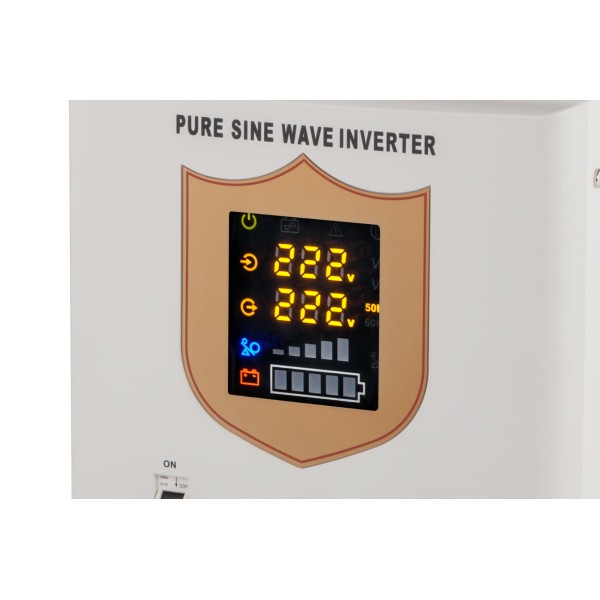 Zasilacz awaryjny KEMOT PROsinus-2000  przetwornica z czystym przebiegiem sinusoidalnym i funkcją ładowania  12V 230V 2000VA/1200W