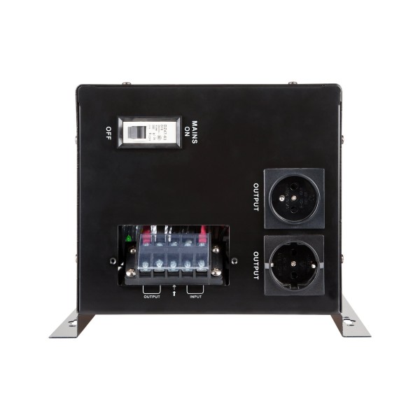 Zasilacz awaryjny naścienny KEMOT PROsinus-2200  przetwornica z czystym przebiegiem sinusoidalnym i funkcją ładowania  12V 230V 2200VA/1600W