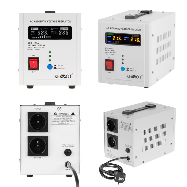 Automatyczny stabilizator napięcia  KEMOT SER-1000