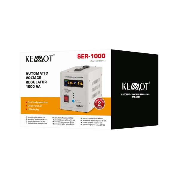 Automatyczny stabilizator napięcia  KEMOT SER-1000