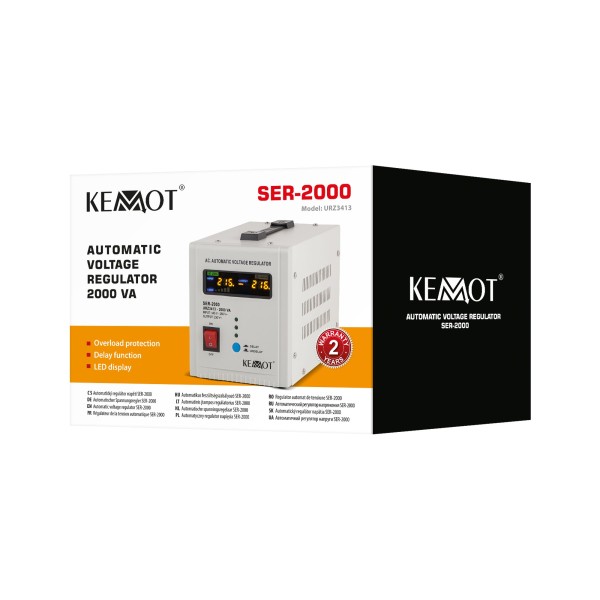 Automatyczny stabilizator napięcia  KEMOT SER-2000