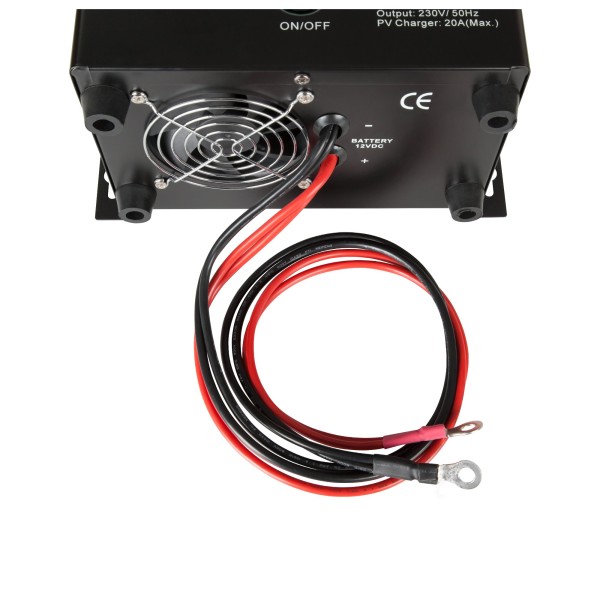 Przetwornica solarna naścienna ( inwerter )  KEMOT PROsolar-800  ( 12V 230V 800VA/500W )