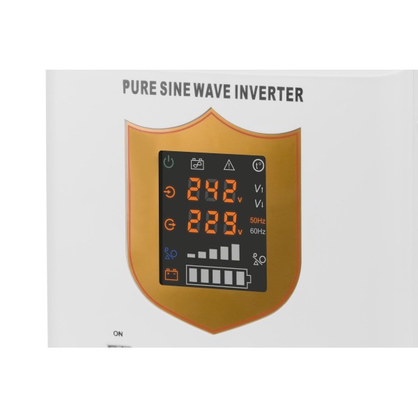 Zasilacz awaryjny KEMOT PROsinus-2000/24  przetwornica z czystym przebiegiem sinusoidalnym i funkcją ładowania  24V 230V 2000VA/1400W