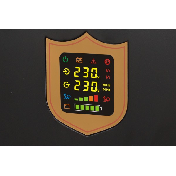 Zasilacz awaryjny KEMOT PROsinus-3500/48  przetwornica z czystym przebiegiem sinusoidalnym i funkcją ładowania  48V 230V 3500VA/2400W