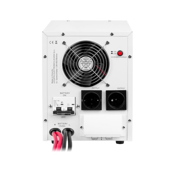 Zasilacz awaryjny KEMOT PROsinus-2200  przetwornica z czystym przebiegiem sinusoidalnym i funkcją ładowania  12V 230V 2200VA/1600W