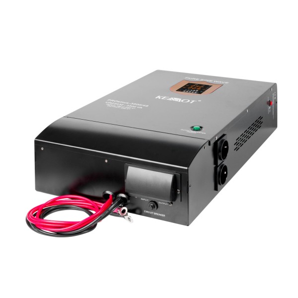 Zasilacz awaryjny KEMOT PROsinus-3500/48  przetwornica z czystym przebiegiem sinusoidalnym i funkcją ładowania  48V 230V 3500VA/2400W - naścienna