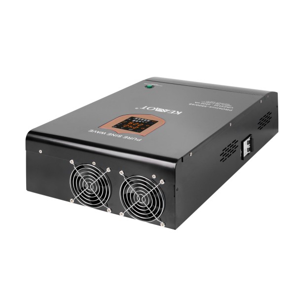 Zasilacz awaryjny KEMOT PROsinus-3500/48  przetwornica z czystym przebiegiem sinusoidalnym i funkcją ładowania  48V 230V 3500VA/2400W - naścienna