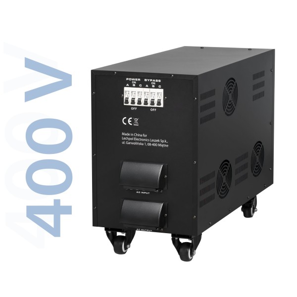 Automatyczny trójfazowy stabilizator napięcia  KEMOT PROavr-30k