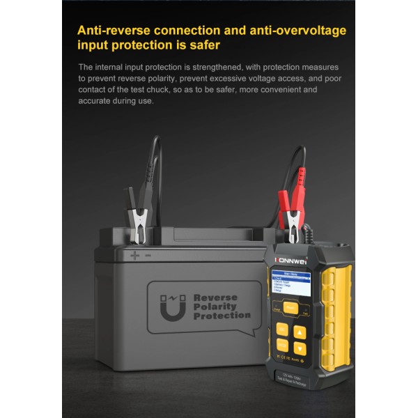 Miernik baterii Konnwei KW510