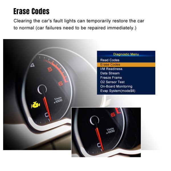 Miernik diagnostyczny, skaner OBD2, tester baterii  Konnwei KW681