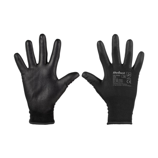 Rękawice robocze poliuretanowe CS-P002  r.10 XL (5kpl.)