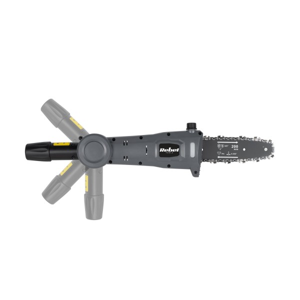 Teleskopowe nożyce akumulatorowe + piła 2w1 Rebel