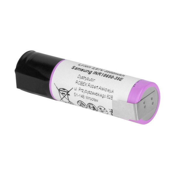 Akumulator Samsung 18650 3500mAh 3,7V INR18650-35E-FT z blaszkami