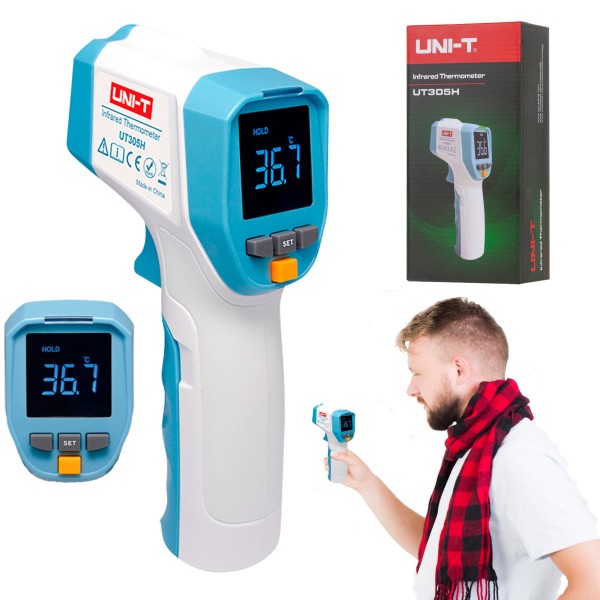 Miernik temperatury, termometr bezdotykowy Uni-T UT305H