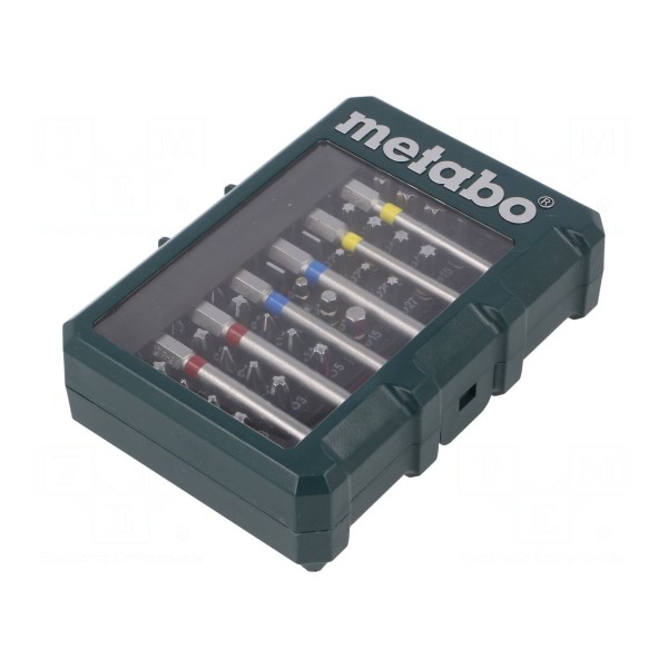 Zestaw narzędzi: końcówki wkrętakowe METABO 626702000