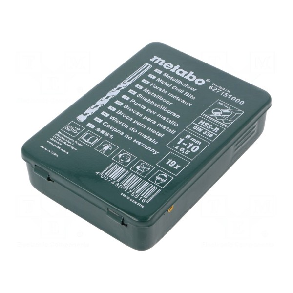 Zestaw wierteł METABO 627151000
