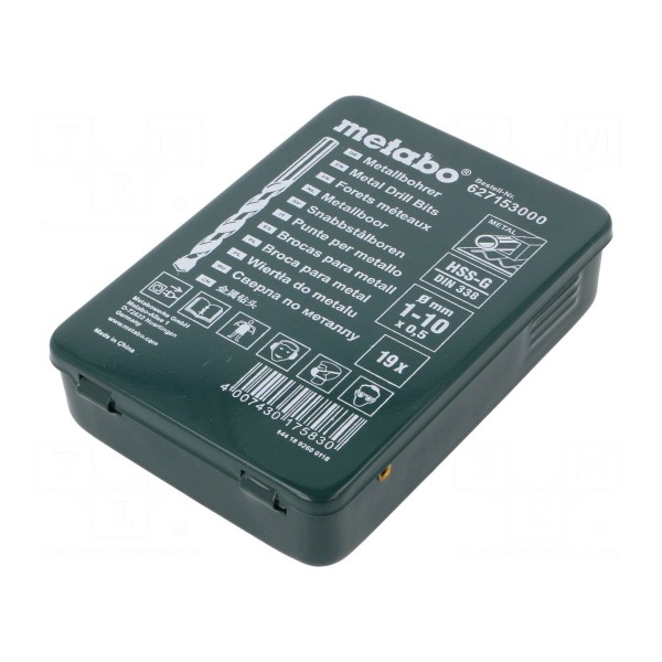 Zestaw wierteł METABO 627153000