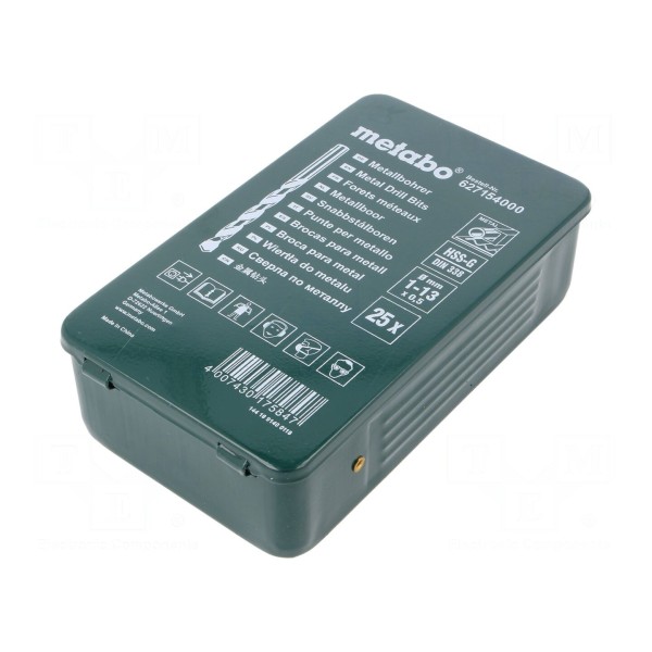 Zestaw wierteł METABO 627154000