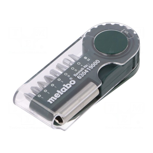 Zestaw narzędzi: końcówki wkrętakowe METABO 630419000