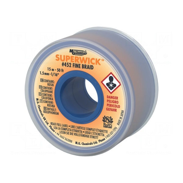 Taśma: rozlutowująca MG CHEMICALS 452