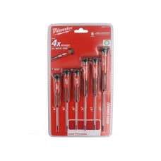 Wkrętak: precyzyjny-zestaw Milwaukee 4932471870