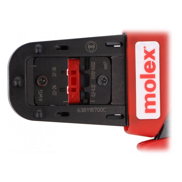 Narzędzie: do zaciskania MOLEX 0638118700