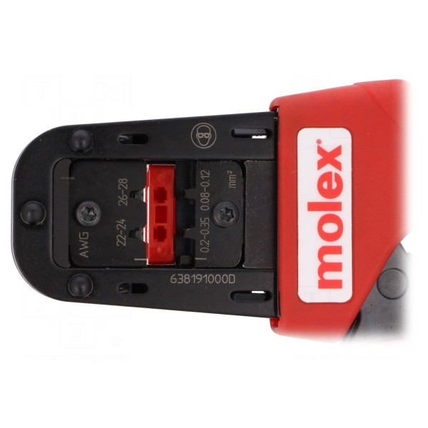 Narzędzie: do zaciskania MOLEX 0638191000