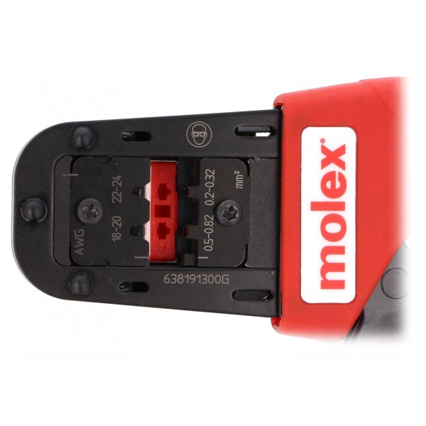Narzędzie: do zaciskania MOLEX 0638191300