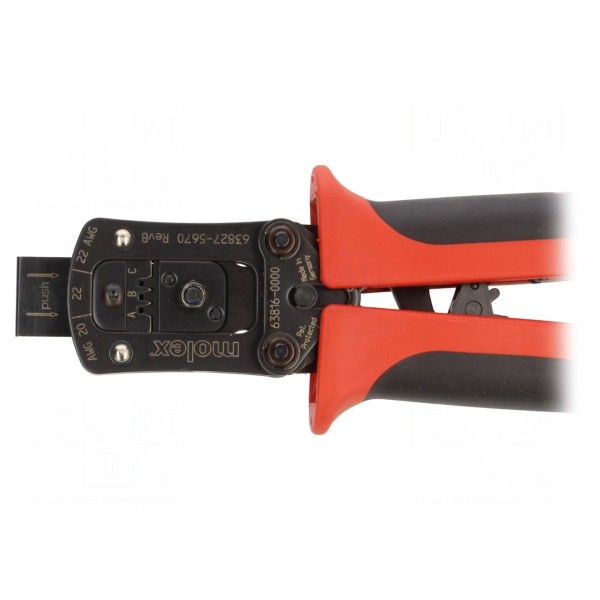 Narzędzie: do zaciskania MOLEX 0638275600