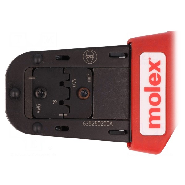 Narzędzie: do zaciskania MOLEX 63828-0200